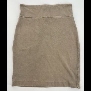 STANDARD JAMES PERSE Size 3 (Large) Cotton Tencel Pencil Skirt Made In USA